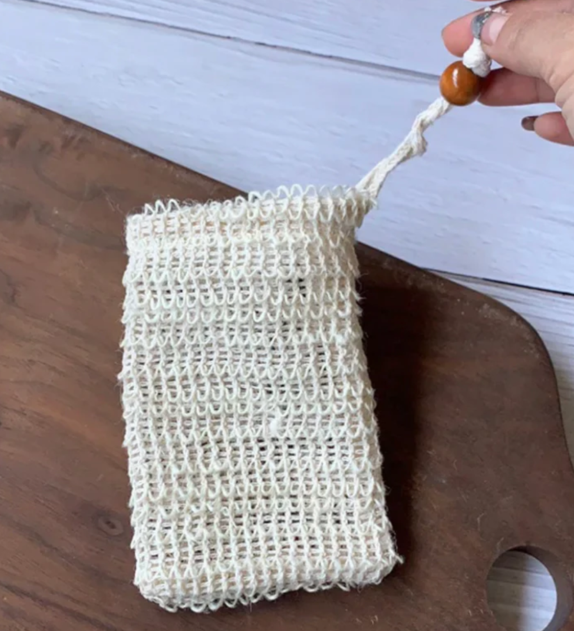 Sisal Soap Saver Pouch